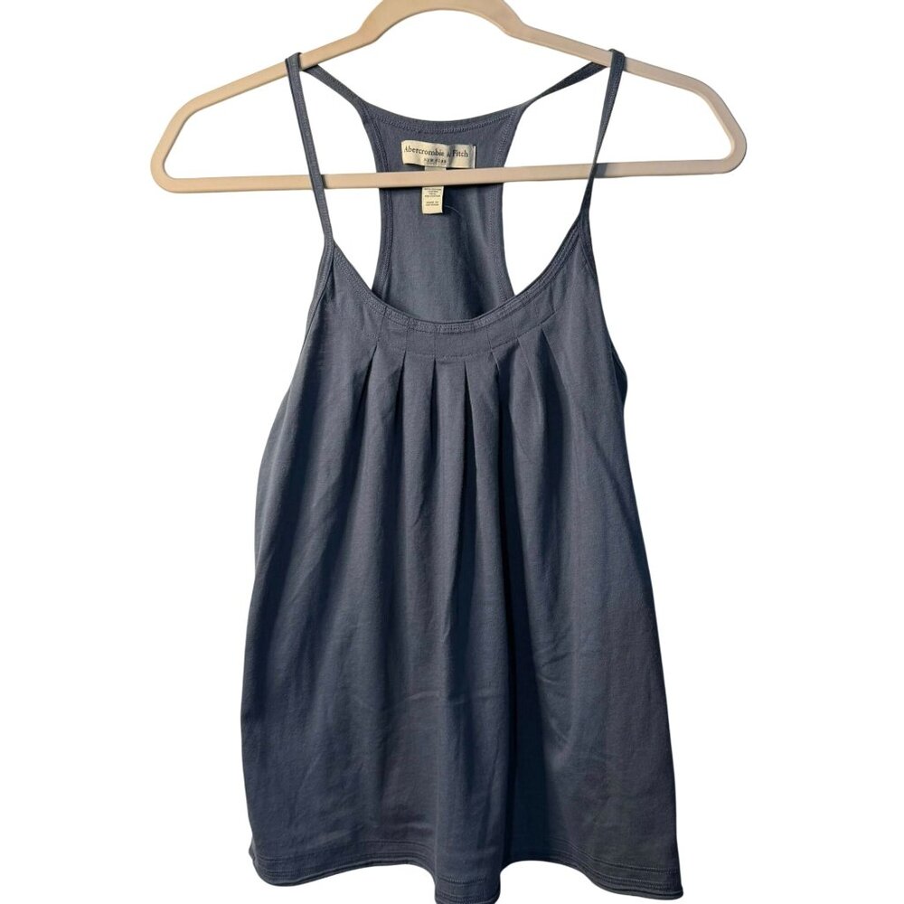 VTG Abercrombie & Fitch Women Small Navy Cami Tank Bella Swan Y2K Style Twilight